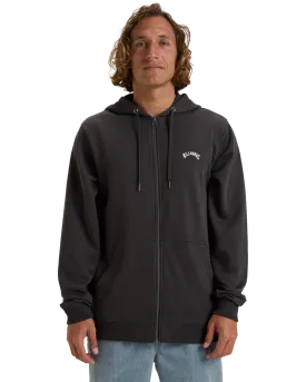 Arch Zip Hoodie in Raven