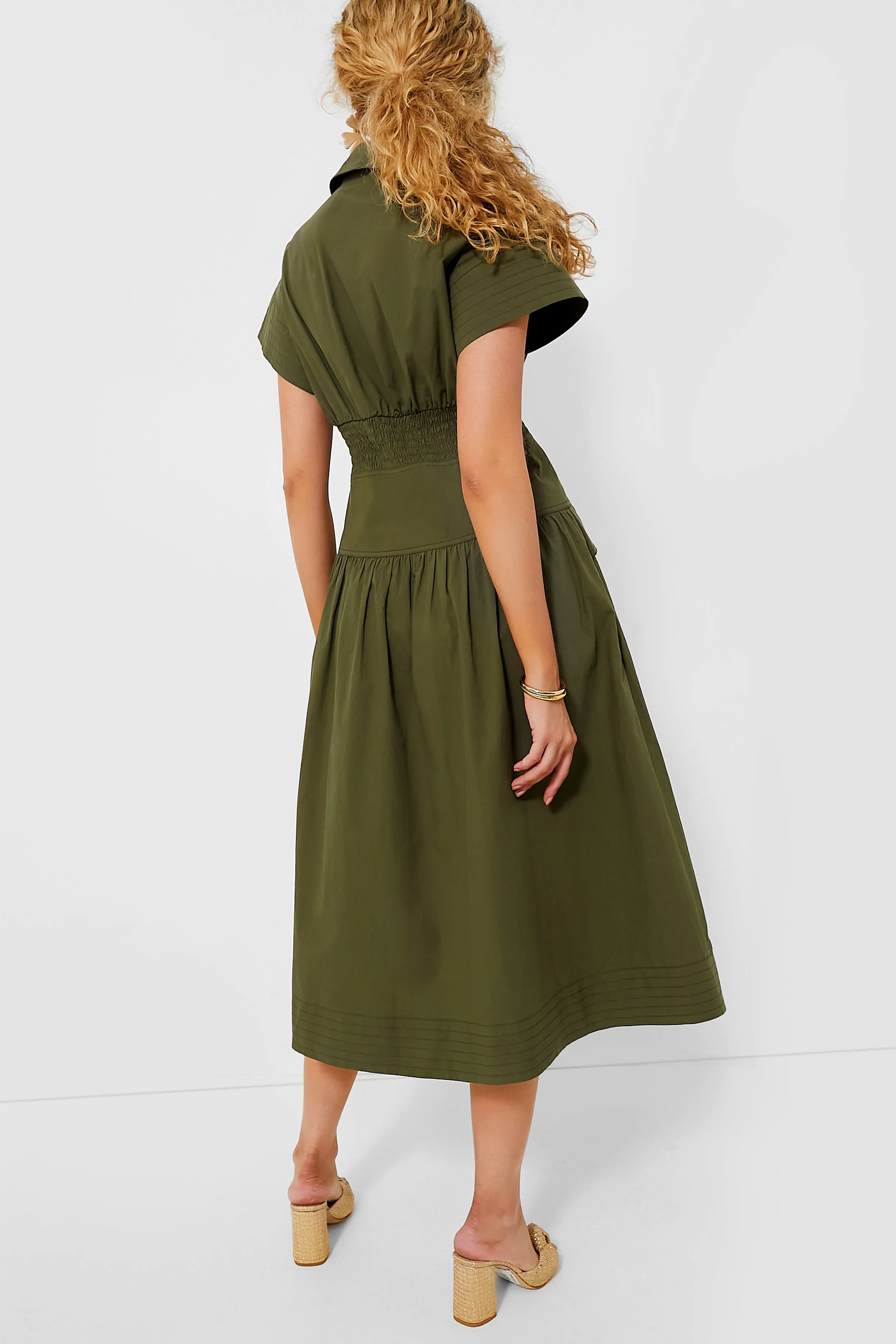 Army Green Cameran Dress