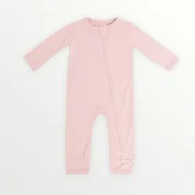 Baby Zippered Footed Jammies - Pink