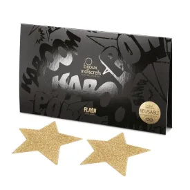 Bijoux Indiscrets Flash Pastie - Star Gold