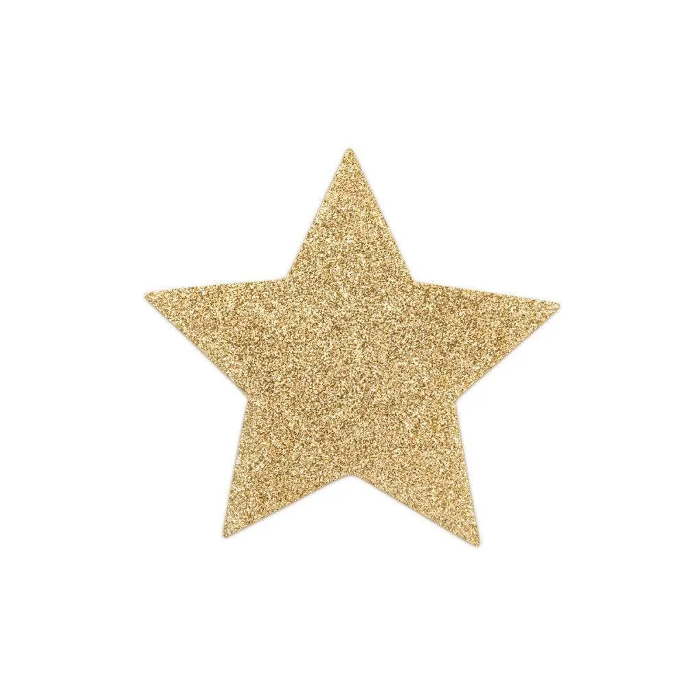 Bijoux Indiscrets Flash Pastie - Star Gold