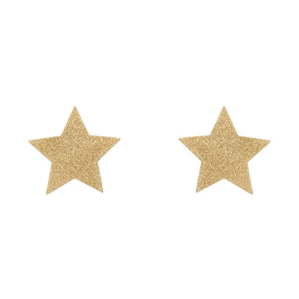 Bijoux Indiscrets Flash Pastie - Star Gold