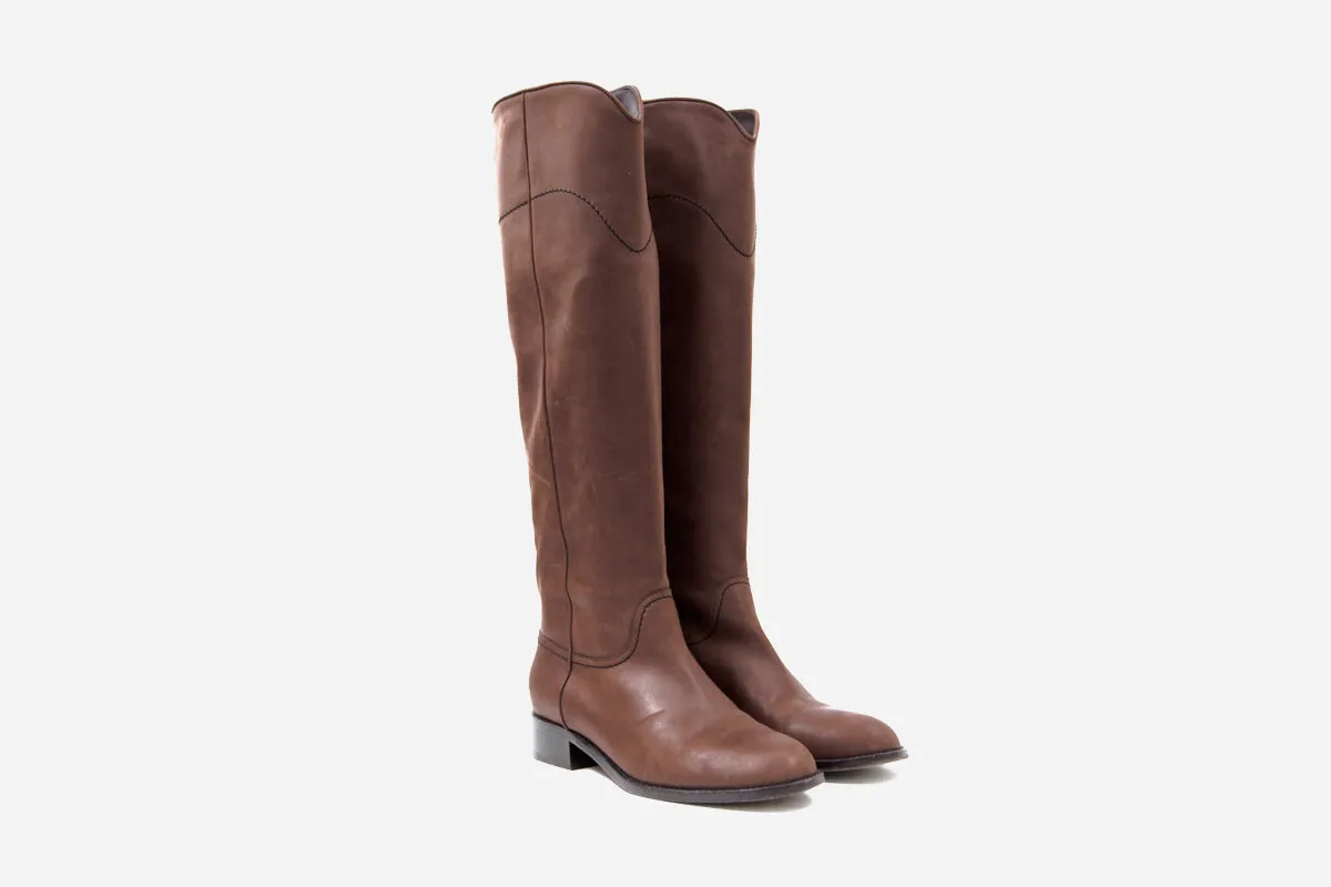 BROWN RIDING BOOTS