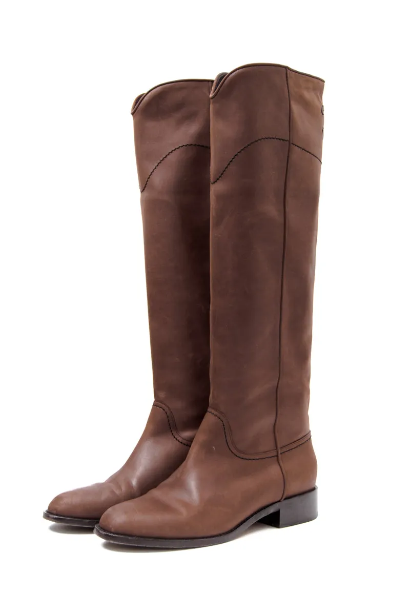 BROWN RIDING BOOTS