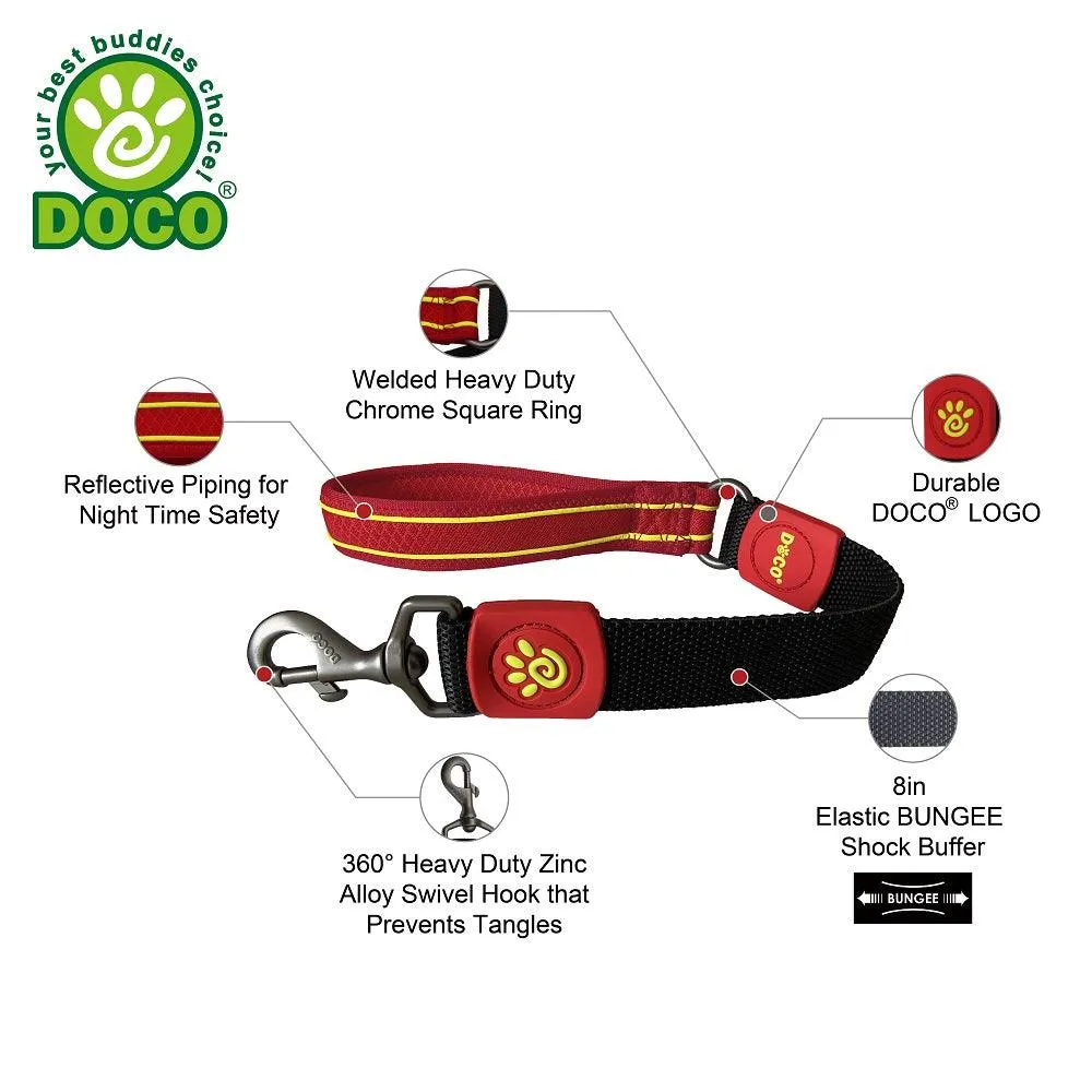 DOCO® Solar Mesh Short Bungee Dog Leash