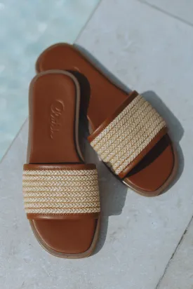 ELLA SLIPPERS - TAN