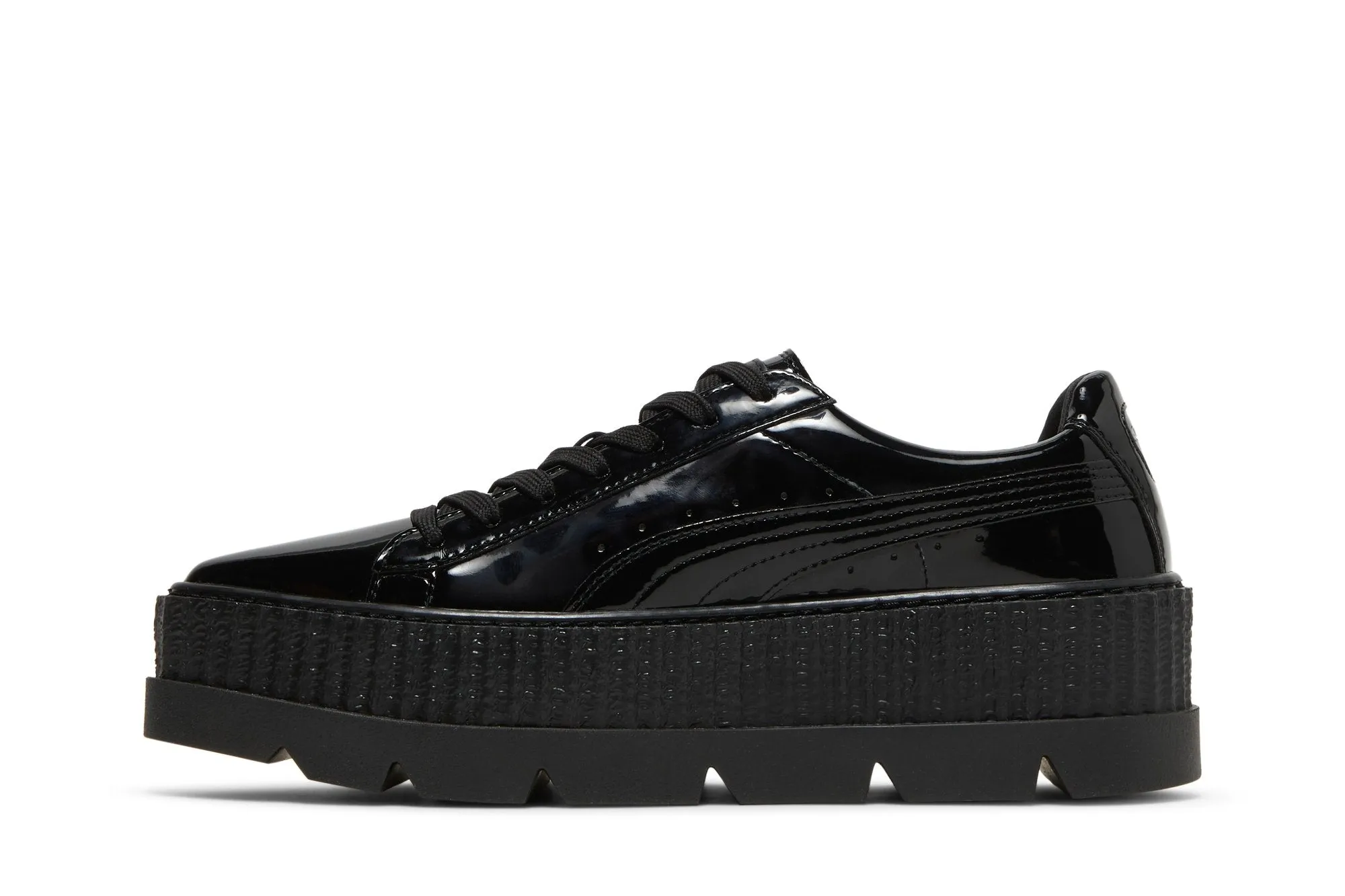 Fenty x Wmns Pointy Creeper Patent Puma sneakers, black