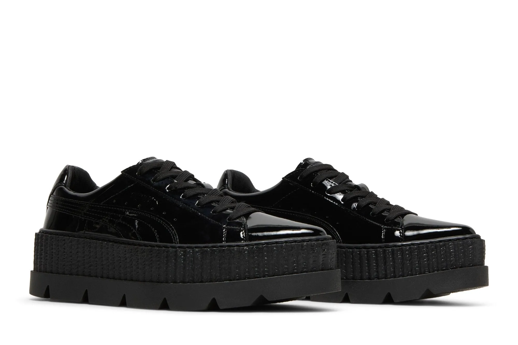 Fenty x Wmns Pointy Creeper Patent Puma sneakers, black