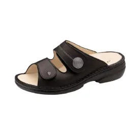 Finn Comfort Sansibar Black Women's Slides