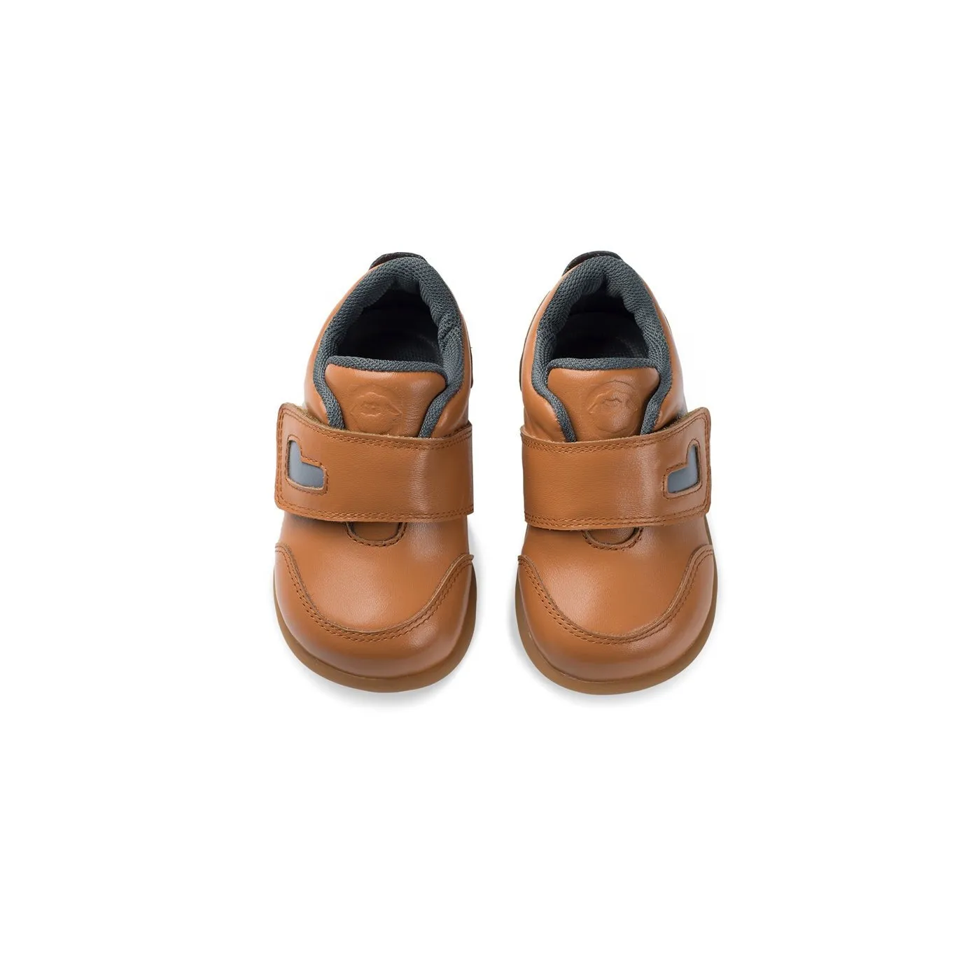 Flap Strap Soft Sole Anti-slip Pre-walker Brown Baby Boy Sneakers