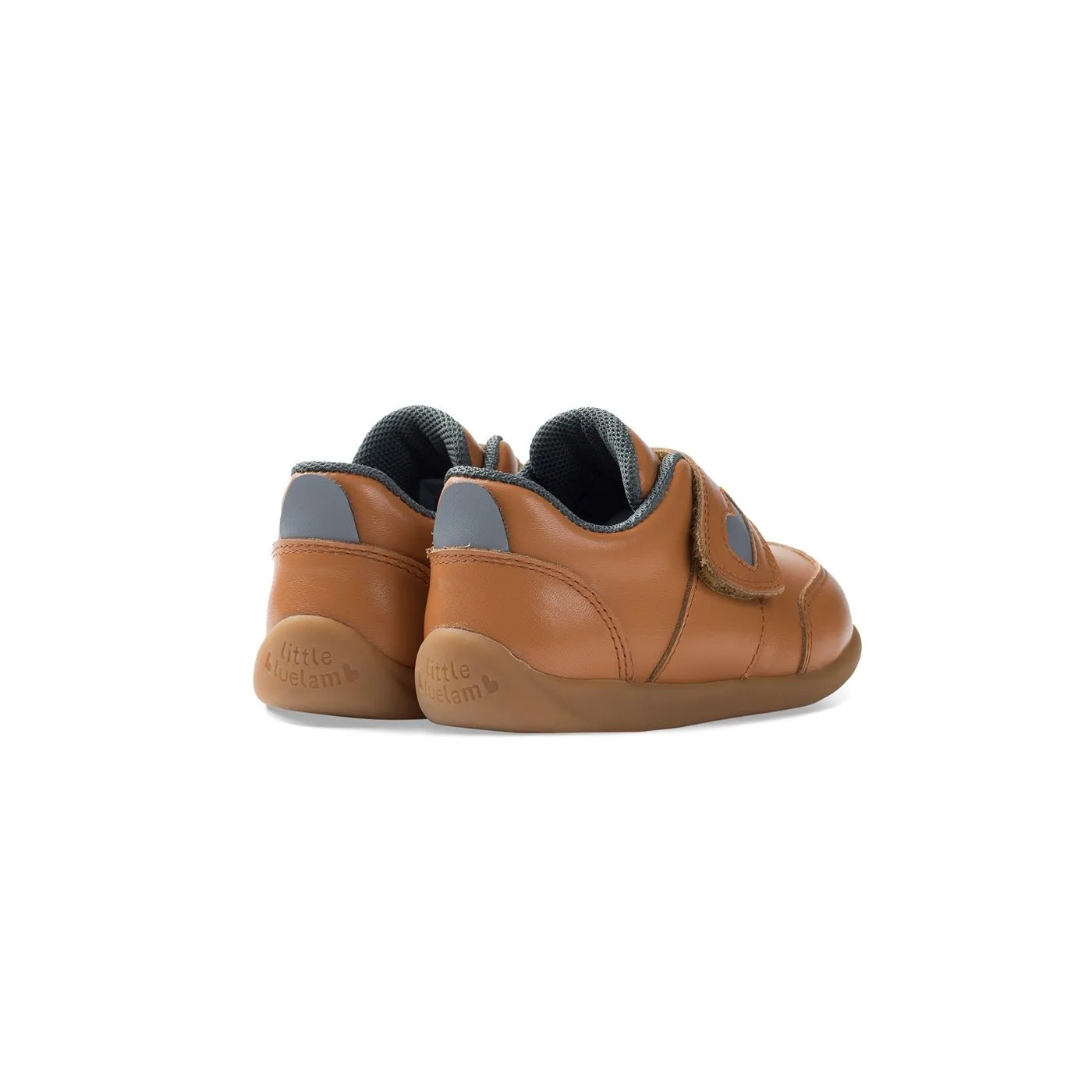 Flap Strap Soft Sole Anti-slip Pre-walker Brown Baby Boy Sneakers