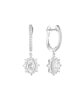 Georgini Iconic Bridal Eloise Earrings - Silver