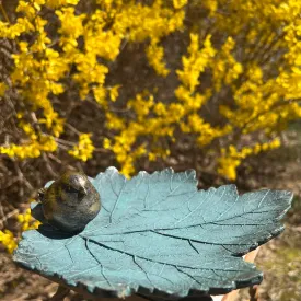 Indoor/Outdoor Bird on Leaf for Just Jill