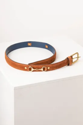 Ladies Suede Snaffle Belt