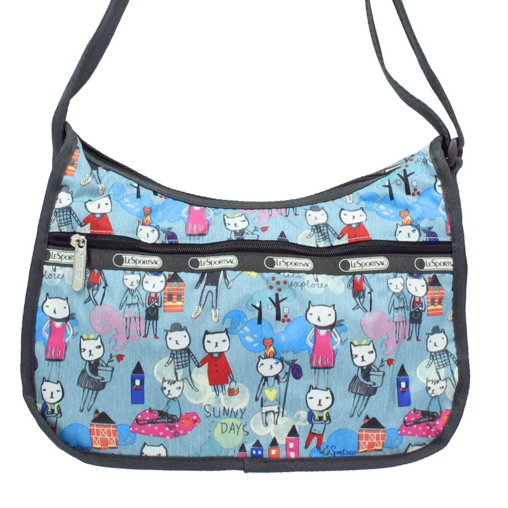 LeSportsac Printed Hiking Day Hobo Crossbody Bag