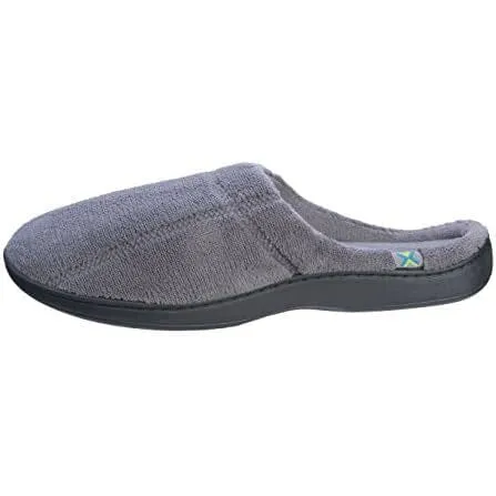 Roxoni Men's Slippers Terry Slip On Clog Comfort House Slipper Indoor/Outdoor