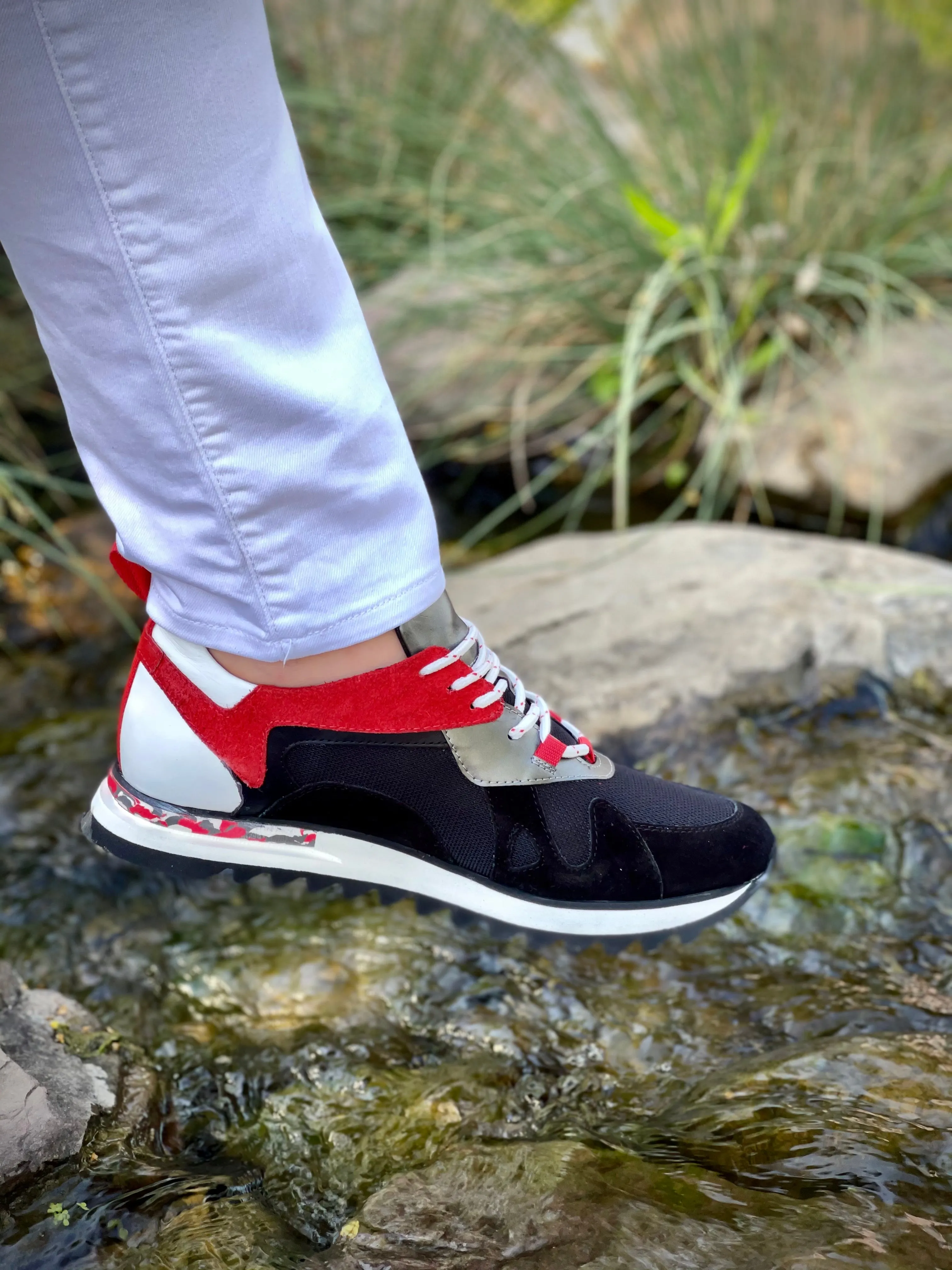 The Tyler Black Leather Men Sneaker Final Sale!