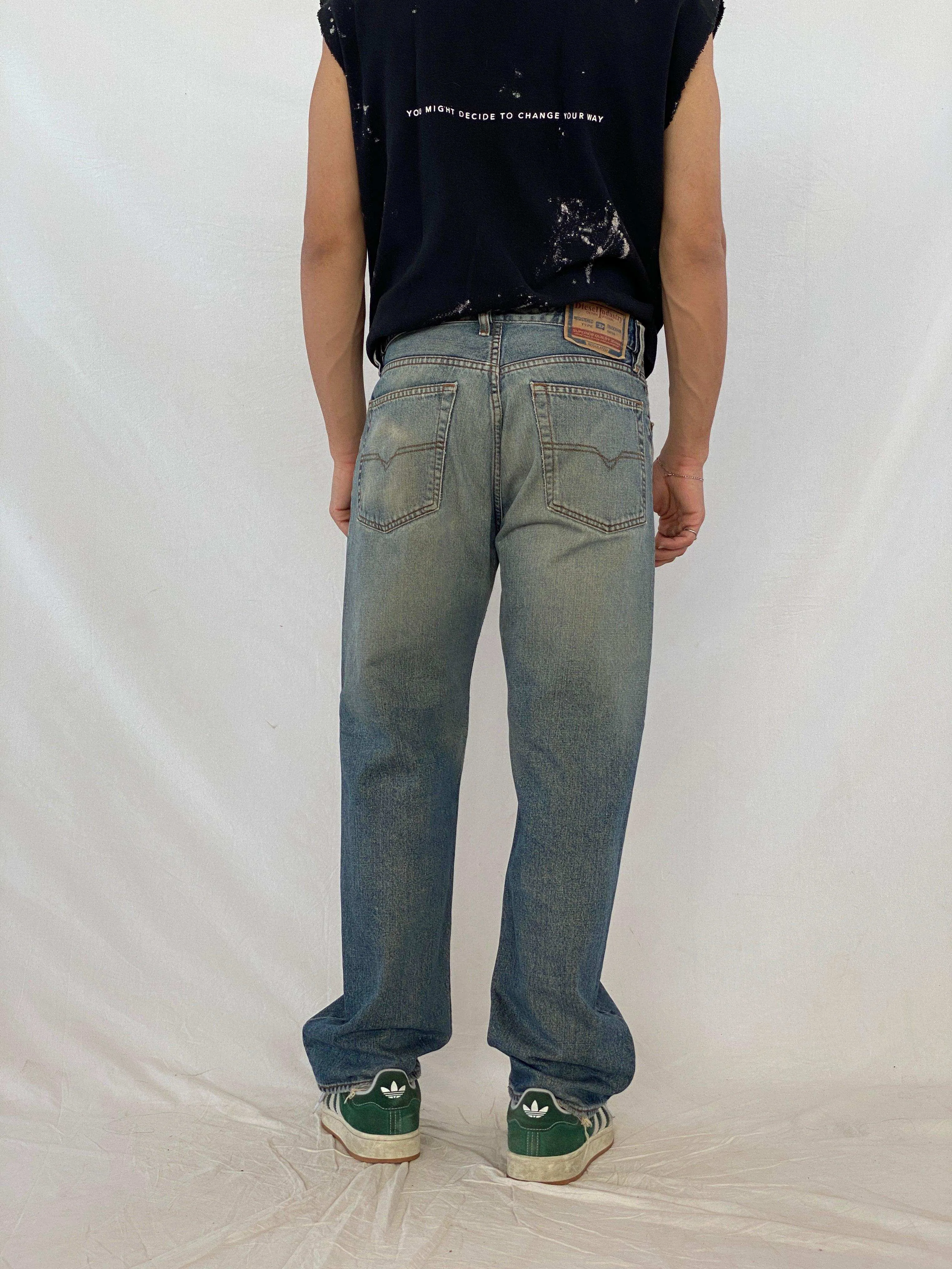 Vintage 00s Y2K Diesel Industry Denim Devision Washed Jeans